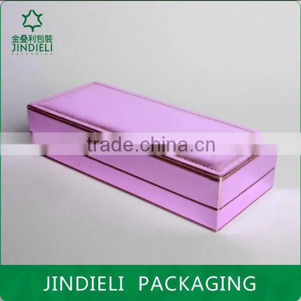 beautiful shiny leather necklace jewelry box packaging