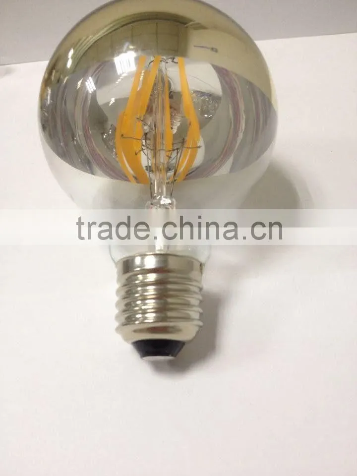 G95 LED 8W 810LM GLOBE LED BULB LIGHT ENERGY SAVING LAMP CE ROHS E27 GODEN REFLECOR MIRROR GLASS