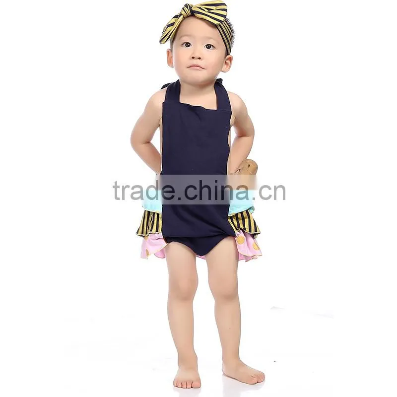 Hot Selling Comfotable Cotton Newborn Baby Jumpsuit With Stars For Girls
