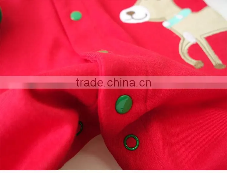 Classical christmas baby romper christmas baby romper chrismas baby clothes
