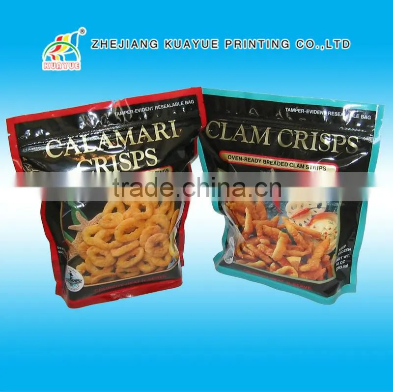 Customized New High Quality Resealable Self Standing Pouch