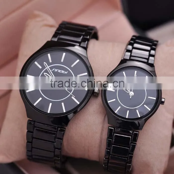 Best Selling EYKI Brand Wrist Watch Couple High Grade Leather Hand Clock Unisex