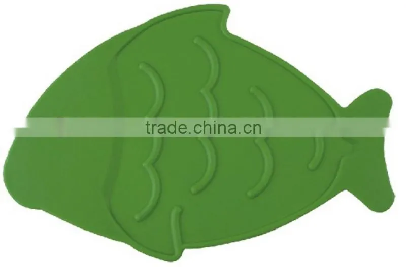 175x175x3.2mm weave shape Anti-dust silicone coaster trivet