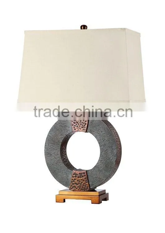 Lava stone 31"H table lamp,faux-stone style