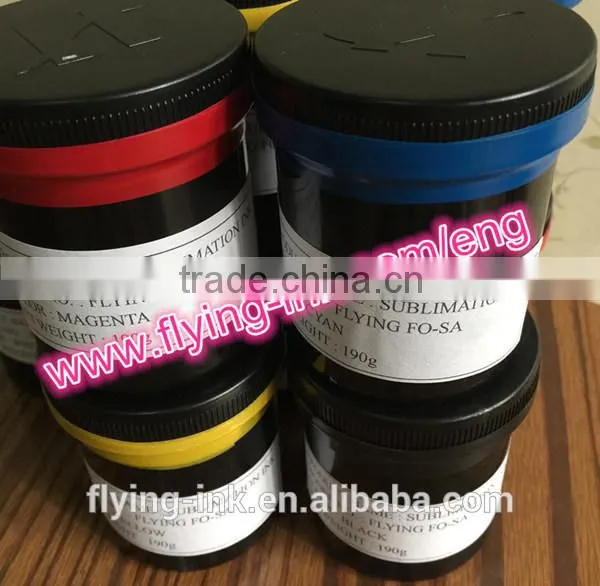 Litho dye sublimation thermal transfer printing ink