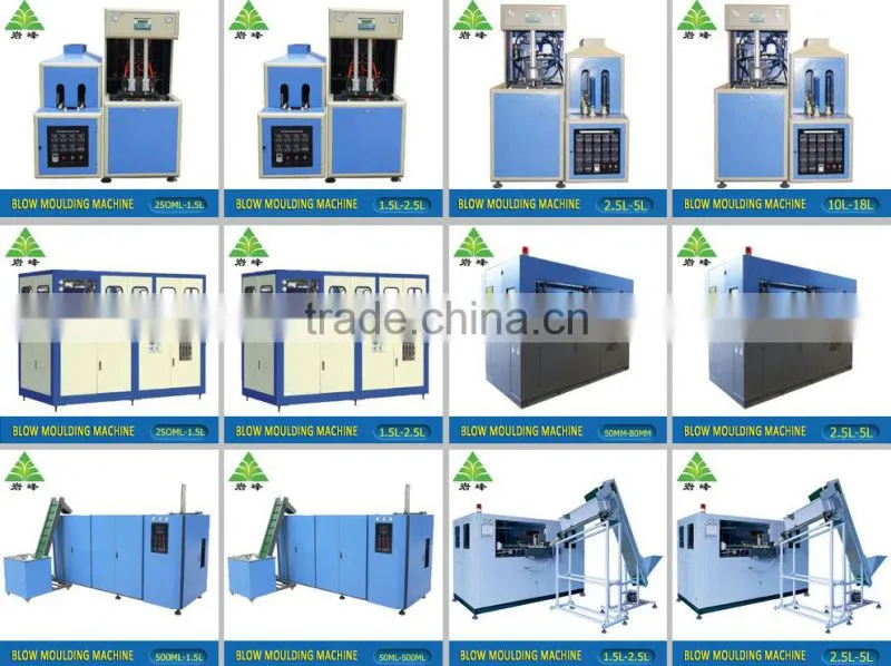 Stretch blow molding machine for plastic PC globe cover