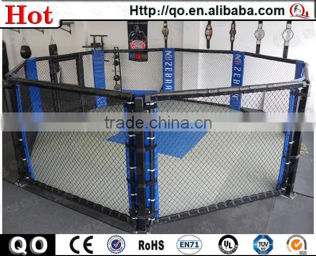Reasonable price large floor octagon mma cage
