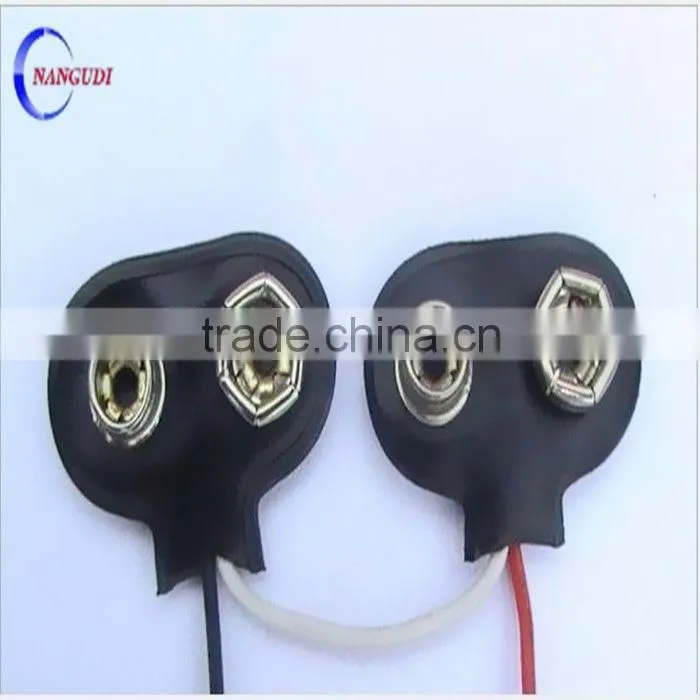 type I/T soft rubber 9V/12V/18V/27V plastic snap connectors