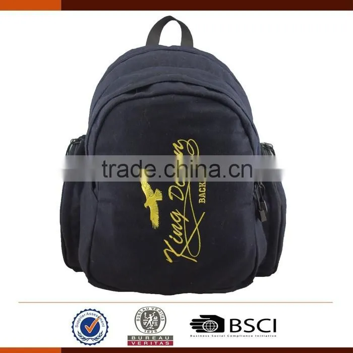 Fashion Felt School Backpack Bags with Embroidery Logo