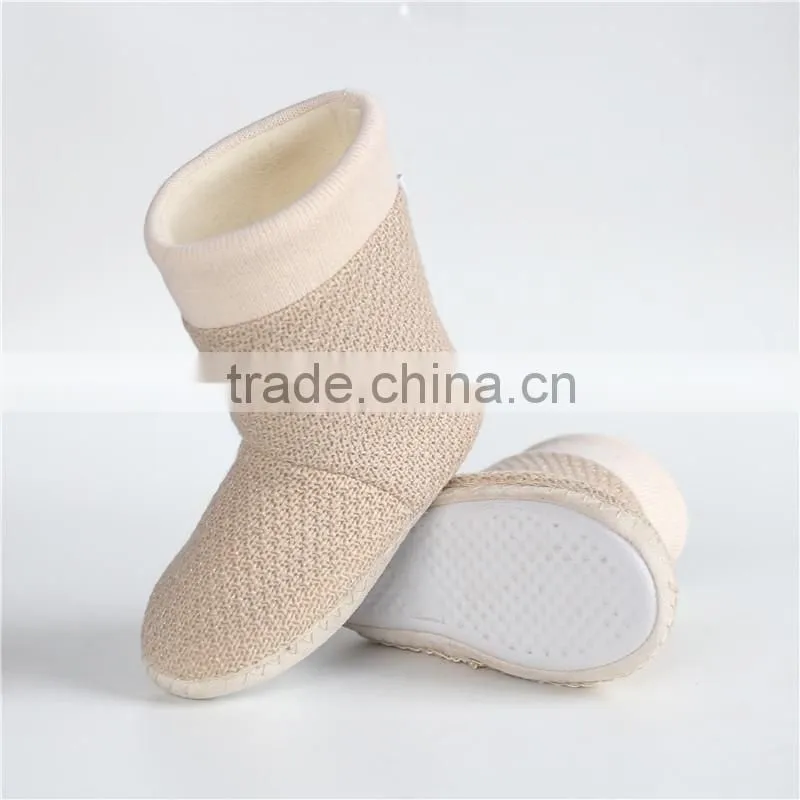 Ladies mix silver knitted boot