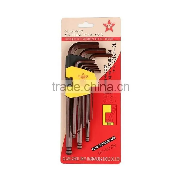 H1.5MM To H10MM Ball-Head Hexagonal Spanner Wrench All Size
