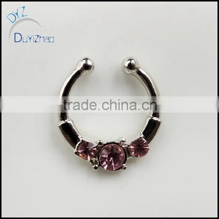 Fashion Septum Clicker nose ring septum piercing for indian