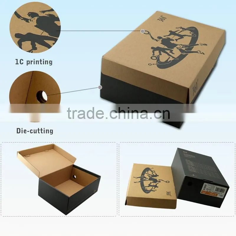 Custom Printed Decorative Name Recycled Paper Cardboard Shoe Boxes Wholesale
