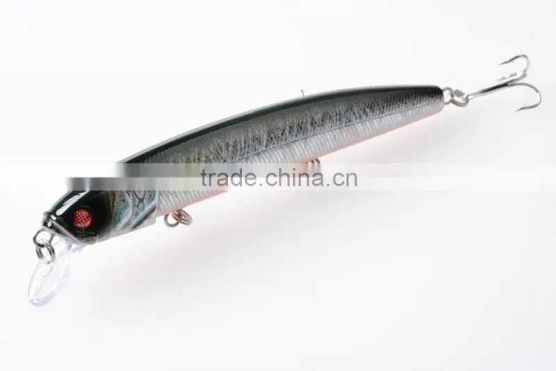 Crank Long Minnow Fishing Lures Hard Bait Plastic Crankbait 12.5CM 15.6G Artificial Fish Pesca Tackle Swimbait
