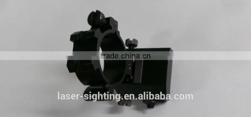 Aluminum mounting bracket for gun with hardcoat black anodized in adjustable versatile direction