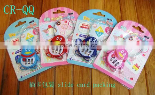CH-QQ adjustable digital password cute padlock for travel bag