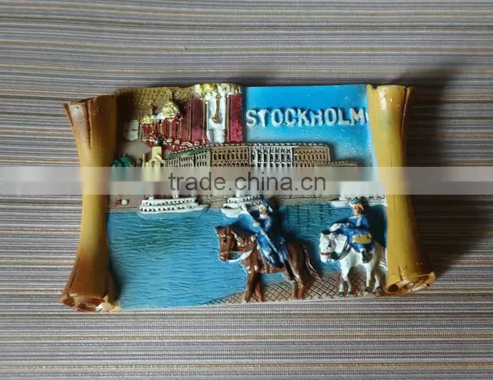 OEM ODM polyresin souvenir fridge magnets