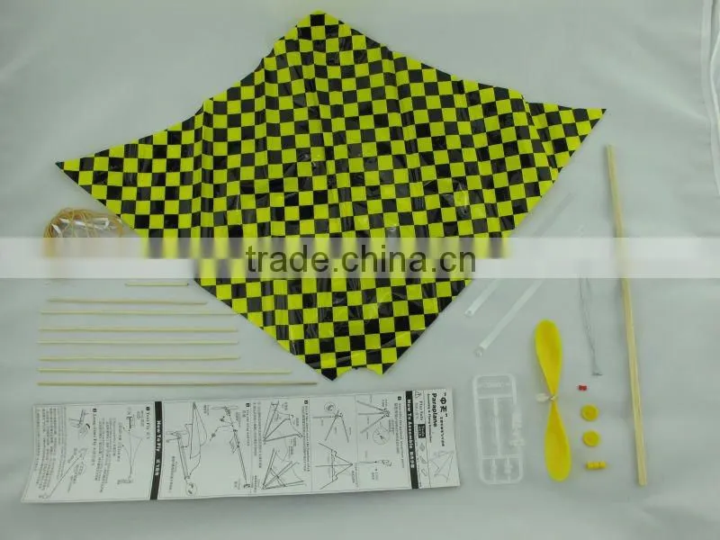 Rubber Pwered Paraplane Flying Toy