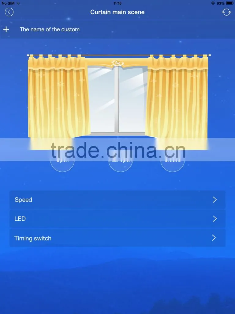 Zigbee smarthome curtain motor factory