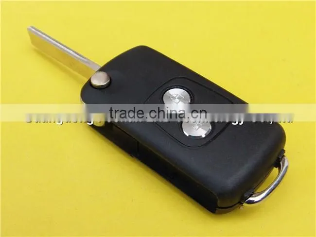 Free Shipping Toyota 2 buttons flip modified key cover