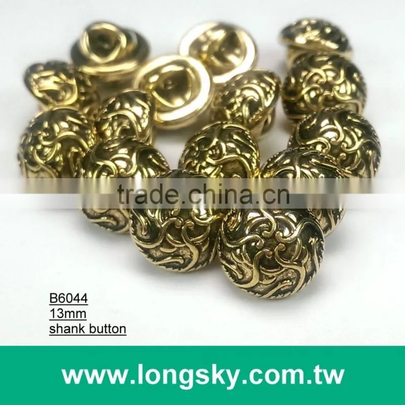 (#B6047/13mm) 20L curve stripes small shank buttons for stylish bag decoration