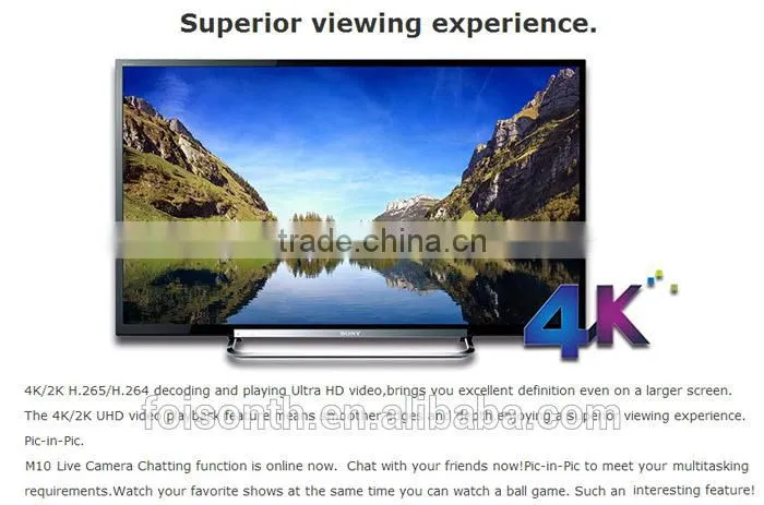 Hot sell XBMC UHD Quad Core Digital TV Top Box Android 4.4.2 tv box