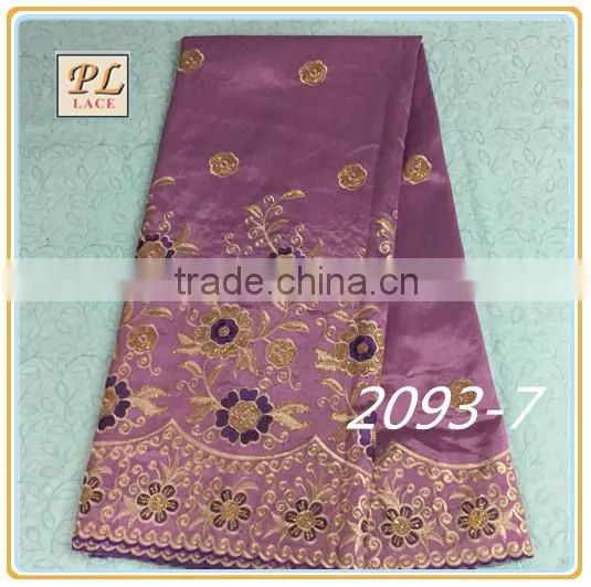 2015 New Desigh George Flower Lace of dark purple