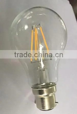 Dimmable filament led bulb,2W 4W 6W led filament lamp, dimmable led bulb filament