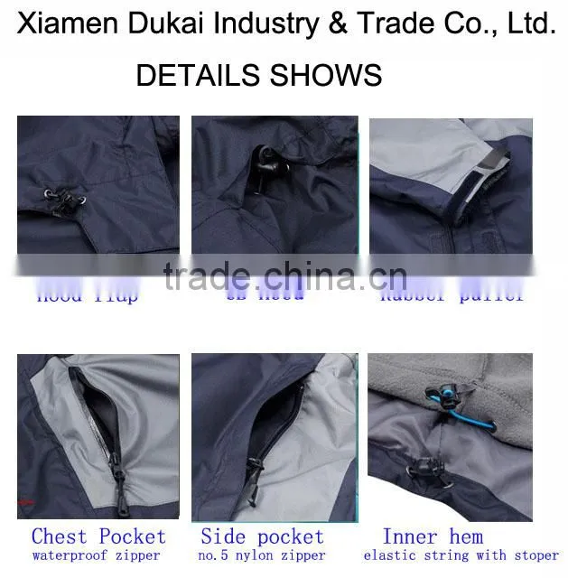Men's 3 in 1 jacket, outer sports jacket, waterproof and breathable