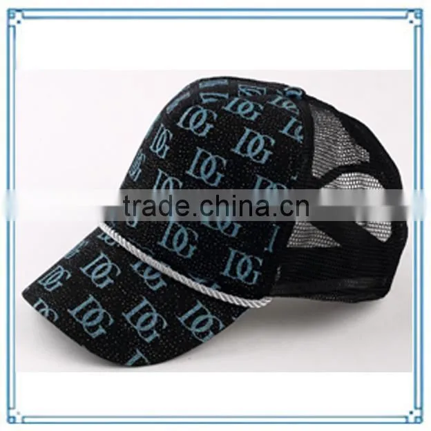 Good quality reasonable price 5 panels foam and mesh kids trucker mesh cap hat baseball cap with logo printed for woman