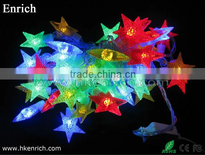 Christmas decoration five-pointed led star strings IP64