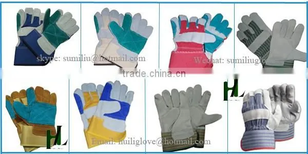 cow grain furniture leather safety glove