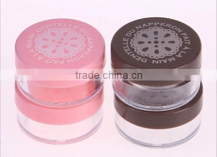 PS Ointment box plastic jar for 10g cosmetic cream recycled clear cream container
