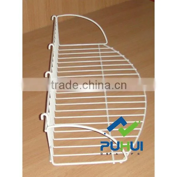 white grid mount shelf