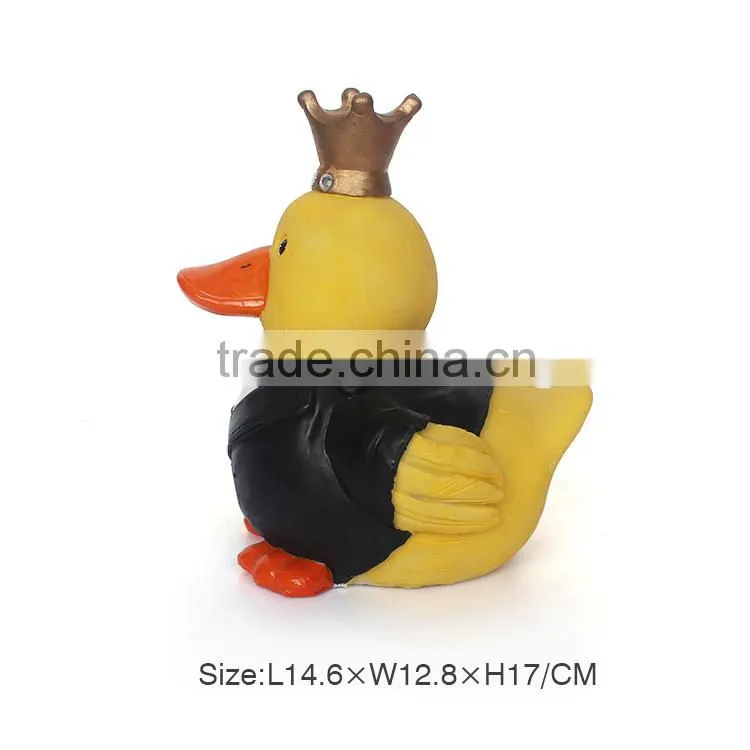 Yellow Rubber Duck Toy,Polyresin Yellow Duck Decoration,Minion Yellow Duck Ornament