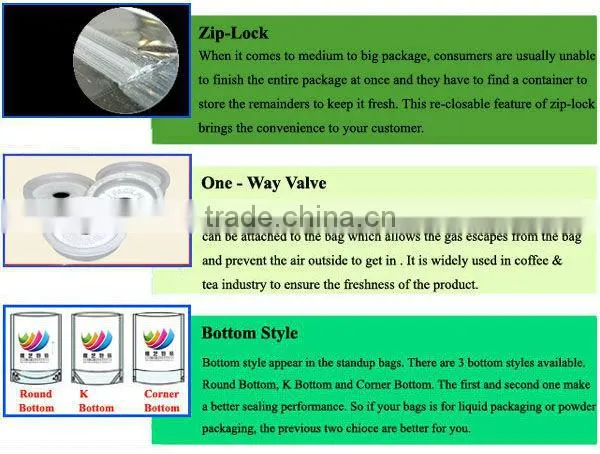 coffee bags with valve wholesale packaging bag