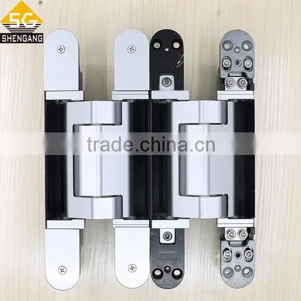 180 degree Zinc alloy and aluminium alloy heavy gate concealed hinge for wooden doors