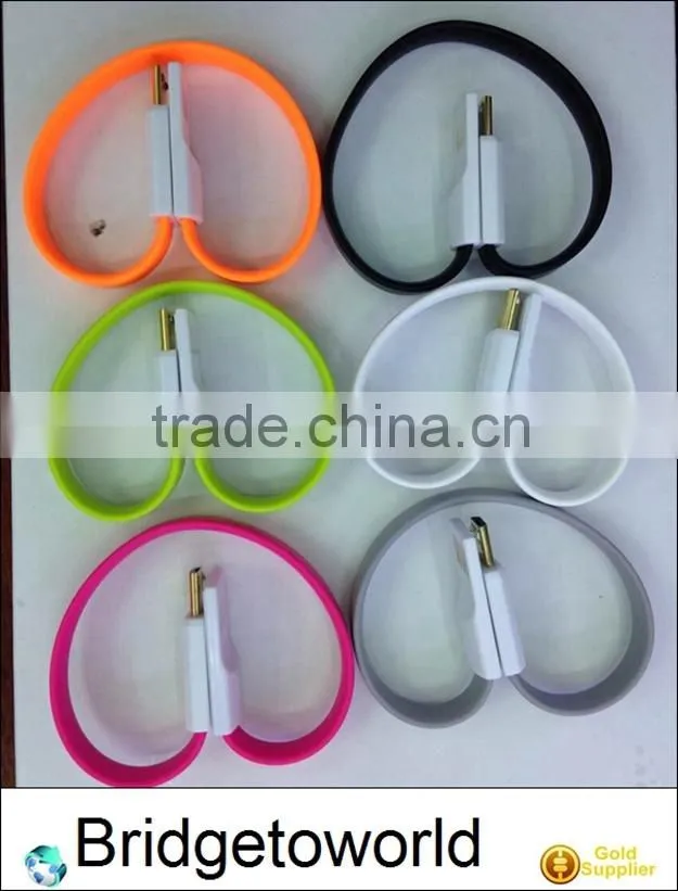 Flat cable magnetic usb cable micro usb cable for Samsung S3 S4 Note 2