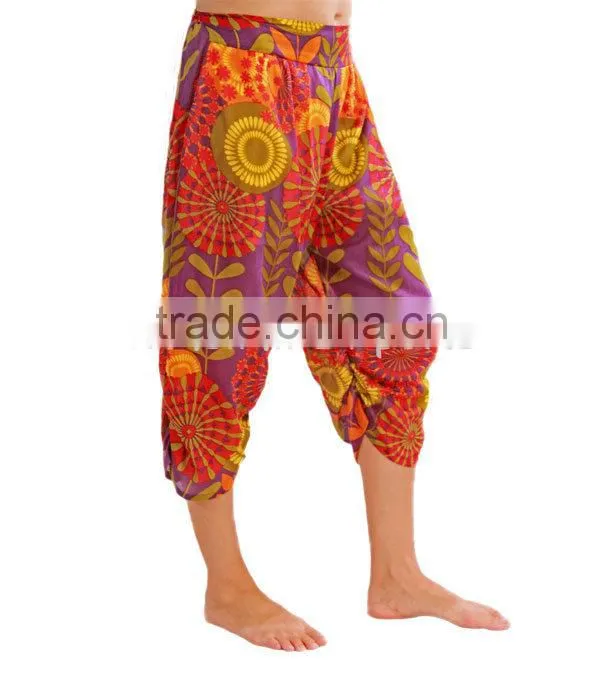 2842 Cotton Printed Short Trousers Indu Hindu Ropa Wholesale sarouel Vetement Supplier India Pantalon beachwear short pant