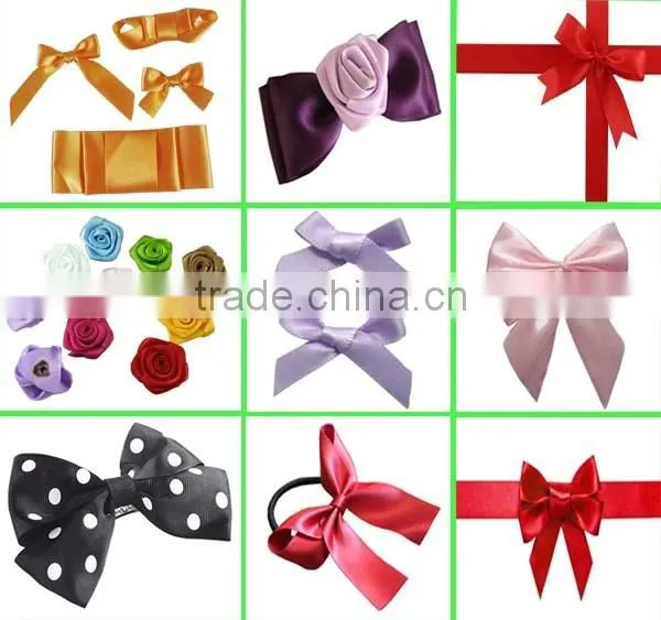 green metallic ribbon