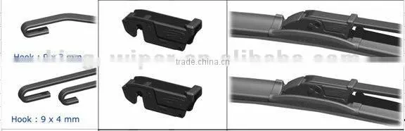 K-901 Flat wiper blade cover, plastic wiper adapter