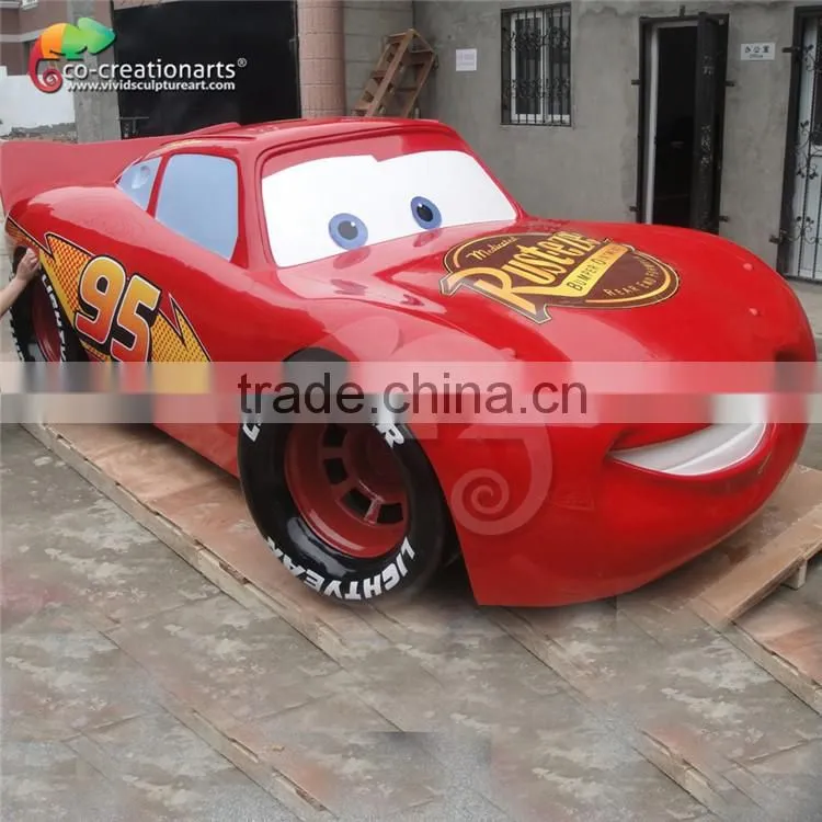 handmade fiberglass catoon model car for sale