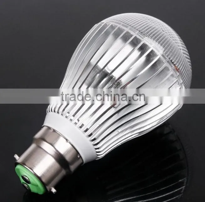 350LM RGB led lighting Colorful 9W B22 /E27/GU10 LED Bulb Lamp with Remote Control
