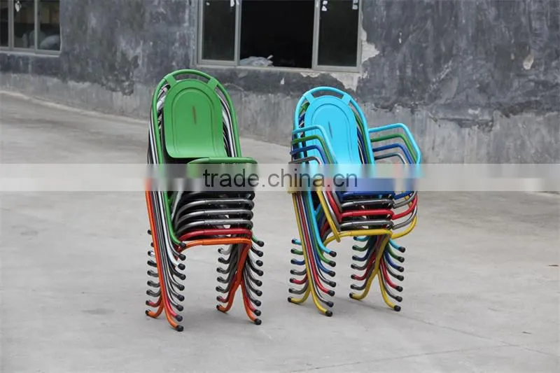 Factory Wholesale Cheap Blue Metal Chair Frames