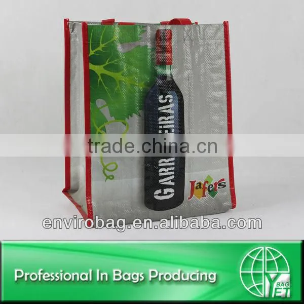 Lead Free NON WOVEN 6 PACK Wine Bottle Bag