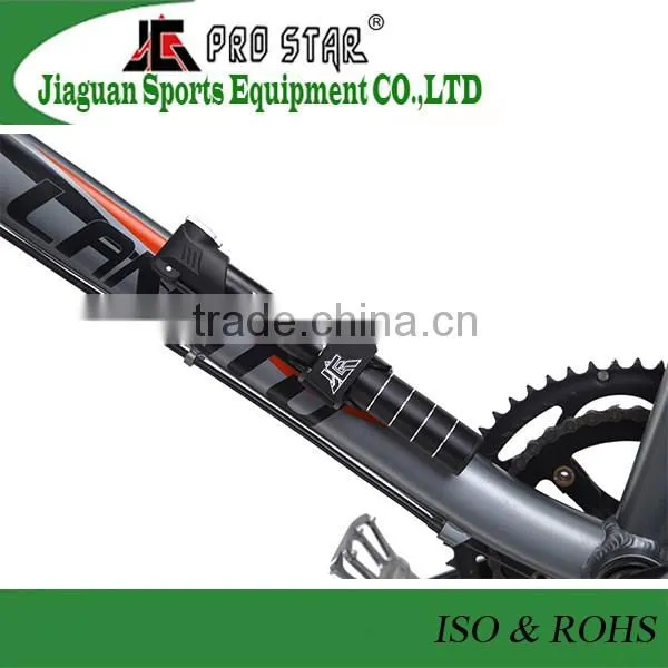 High Quality Aluminum Portable Bicycle Pump with Plastic Head