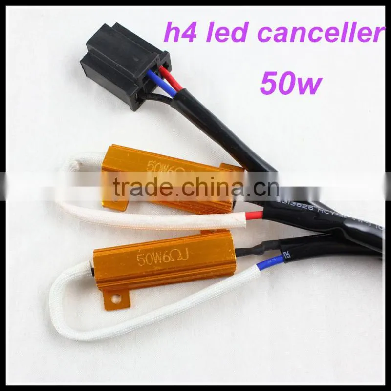 LED Warning Canceller Decoder T10 W5W OCB Error Load Resistor Aluminum Cover