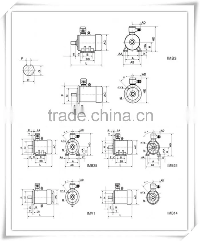 Hot selling High Efficiency Asynchronous Explosion-Proof Motor With Low Price
