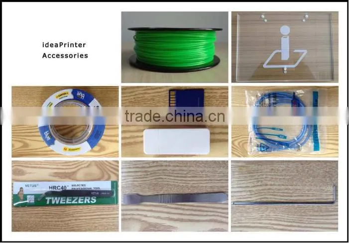 Highest resolution! 0.02mm high precision and fast speed 3d printer in China