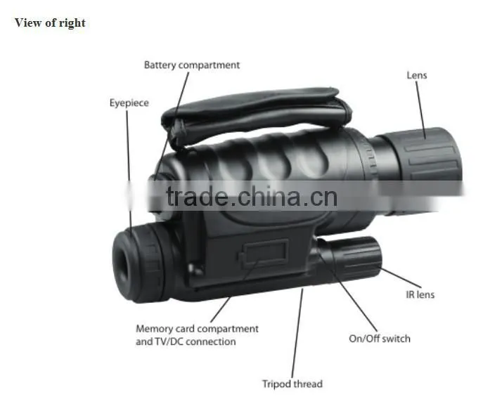 Digital Recon Night vision Monocular 4x/6x/7x can view 300-700m